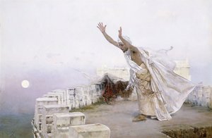 朝の祈り、 作： Salvador Viniegra y Lasso de la