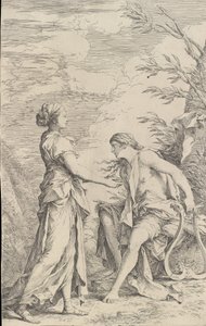 アポロンとクマのシビュラ, ca. 1661年。 作： Salvator Rosa