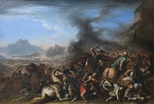 Taistelu 作： Salvator Rosa