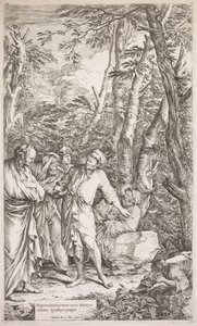 ディオゲネスと彼のカップ、1662。 作： Salvator Rosa