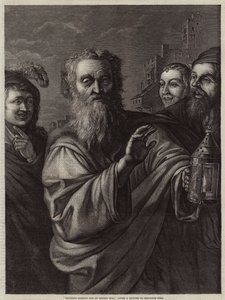 正直な男を求めるディオゲネス 作： Salvator Rosa