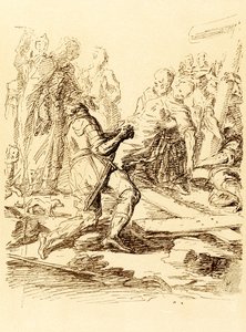 十字架の発見 作： Salvator Rosa
