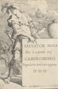 「置物」シリーズの口絵。 1656-1657。 作： Salvator Rosa