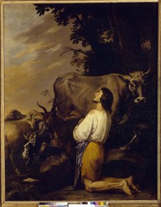 放蕩息子のたとえ話（放蕩息子のたとえ話）。 Salvatore Rosa (1615-1673) の絵画、キャンバスに油彩、1640-1650 年頃。 イタリアの芸術 作： Salvator Rosa