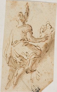 ライオンをマウントする男 作： Salvator Rosa