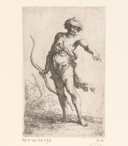 弓を持つ男 小さなフィギュア（シリーズタイトル） フィギュア（シリーズタイトル） 作： Salvator Rosa