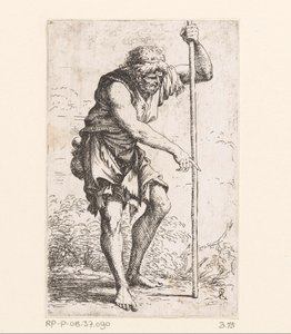 棒を持った老人 小さなフィギュア（シリーズタイトル） フィギュア（シリーズタイトル） 作： Salvator Rosa