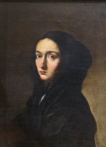 芸術家の妻の肖像 作： Salvator Rosa