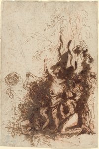 ラザロのよみがえり 作： Salvator Rosa