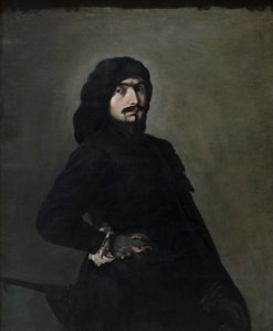 パスカリエッロとしての自画像 1645-49年頃 油彩・カンヴァス 作： Salvator Rosa