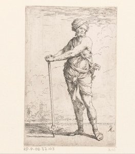 バトルハンマーを持った兵士 小さなフィギュア（シリーズタイトル） フィギュア（シリーズタイトル） 作： Salvator Rosa
