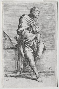 フィギュリンシリーズ：フィギュリーナ、1656-57年。 作： Salvator Rosa