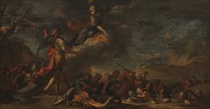 テーベの建国 作： Salvator Rosa