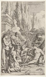 サルヴァトールローザの天才1662。 作： Salvator Rosa