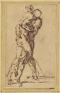 2人のレスラー 作： Salvator Rosa