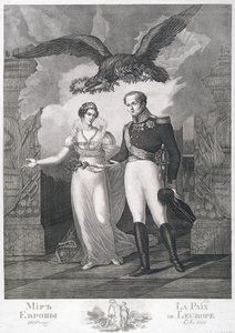 ヨーロッパの平和の寓話、1814 作： Salvatore Cardelli