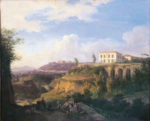 イタリア, ナポリ, 光景, の, 別荘, ruffo, 家屋敷, 中に, capodimonte 作： Salvatore Fergola