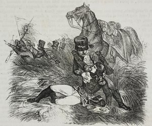 フランスの将軍ルイ・シャルル・アントワーヌ・ドゼーの死 作： Salvatore Puglia