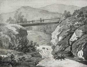 Vista de Allegheny, EUA, litografia de Salvatore Puglia de Poliorama Pittoresco, n 44, 11 de junho 作： Salvatore Puglia