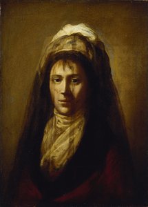 ベールをかぶったエカテリーナ・ペトロヴナ・ロストプチナ伯爵夫人の肖像 1776-1859 作： Salvatore Tonci