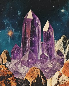 アメジストの宇宙的風景