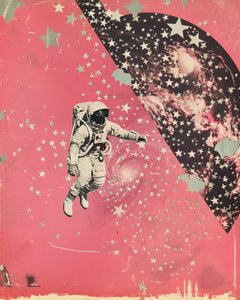 宇宙飛行士 ピンク・ギャラクシー