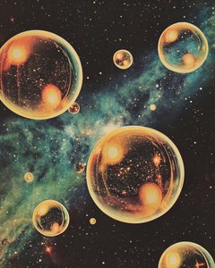 宇宙の黄金の泡