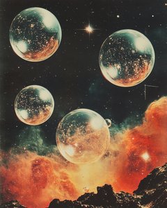 宇宙の星雲の球体 作： Samantha Hearn