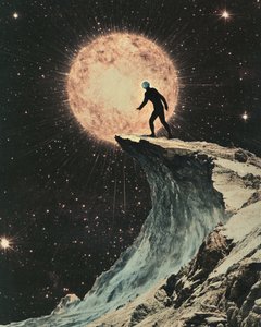 宇宙の崖に立つ男 作： Samantha Hearn