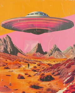 レトロ・デザートUFO