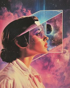 シュールな宇宙の眼差し
