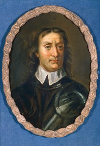 オリバー・クロムウェル、c.1670-90（船内の油） 作： Samuel (after) Cooper