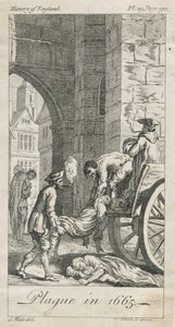 Collecting plague victims, Holywell Lane, Shoreditch, London, UK (engraving)   1461628   ja       japanese Successfully Translated  Original: Father Christmas travelling through snowy streets on his sleigh Translat: Father Christmas travelling through snow 作： Samuel (after) Wale