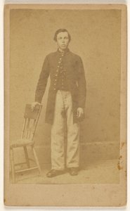 [立っているのは南軍の兵士。］ 作： Samuel A. Cooley