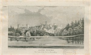 Alton&39;Abbey &39;（現在のAlton Towers）：リトグラフ、nd [c.1839]（印刷） 作： Samuel A. Rayner