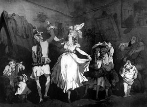 フランスの家族、1790 作： Samuel Alken