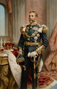 彼のプリンスオブウェールズ王妃、「The Illustrated London News」、1902年 作： Samuel Begg