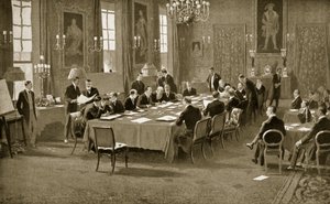 1913年ロンドン条約に調印 作： Samuel Begg