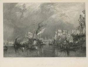 ロンドン港 作： Samuel Bough