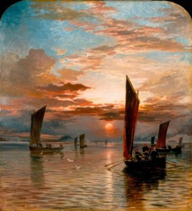 フォースに沈む夕日 作： Samuel Bough