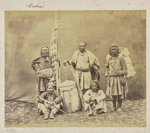 [シムラーで働く山師とキルタとダンディ］ 作： Samuel Bourne