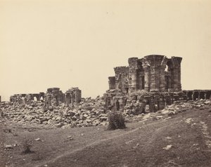南東からのMartandの遺跡、c。 1870年。