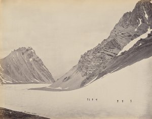 マニルン峠、1866年。 作： Samuel Bourne