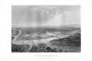ロシア北西部、サンクトペテルブルク、1893 作： Samuel Bradshaw