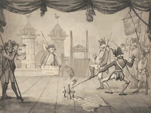 Uma versão anfiteatral da queda da Bastilha 作： Samuel Collings