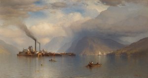 ハドソン川のストーム キング、1866 年。