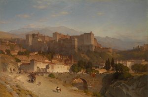 アルハンブラの丘、グラナダ、1865。