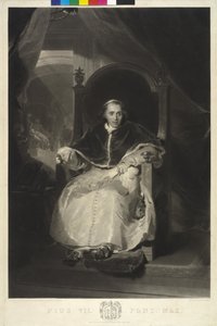 ローマ教皇ピウス7世 作： Samuel Cousins