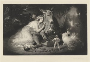 真夏の夜の夢 作： Samuel Cousins after Sir Edwin Landseer
