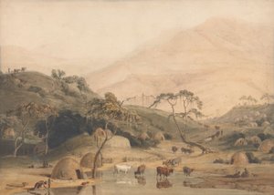 カフィールの村 作： Samuel Daniell